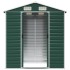 Cobertizo de jardín acero galvanizado verde 191x130x198