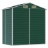 Cobertizo de jardín acero galvanizado verde 191x130x198