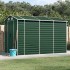 Cobertizo de jardín acero galvanizado verde 191x300x198