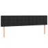 Cama box spring con colchón terciopelo negro 180x200
