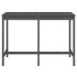 Mesa de jardín madera maciza pino gris 159,5x82,5x110
