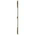 Cabecero de cama pared madera maciza marrón miel 146,5x3x110