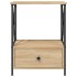 Mesitas noche 2 uds madera ingeniería roble Sonoma 50x41x65