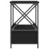 Mesitas de noche 2 uds madera de ingeniería negro 50x41x65