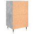 Mesitas noche 2 uds madera ingeniería gris hormigón 40x35x69