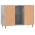 Mueble de baño madera de ingeniería gris hormigón 80x33x60