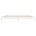 Estructura de cama madera de ingeniería blanco brillo