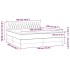 Cama box spring colchón y LED terciopelo rosa 180x200