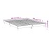 Estructura de cama madera de ingeniería gris Sonoma 160x200