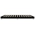 Estructura de cama madera de ingeniería negra 200x200