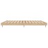 Estructura de cama madera de ingeniería roble Sonoma 120x200