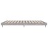 Estructura de cama madera de ingeniería gris Sonoma 160x200