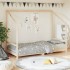 Estructura de cama para niños madera maciza de pino 90x200