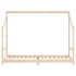 Estructura de cama para niños madera maciza de pino 90x200