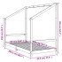Estructura de cama para niños madera maciza de pino 90x200