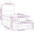Cama box spring con colchón terciopelo rosa 90x200