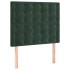 Cama box spring con colchón terciopelo verde oscuro 120x200