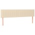 Cama box spring con colchón tela color crema 200x200