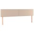 Cama box spring con colchón cuero sintético capuchino