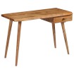 Escritorio de madera de acacia maciza 110x50x76 cm