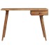 Escritorio de madera de acacia maciza 110x50x76