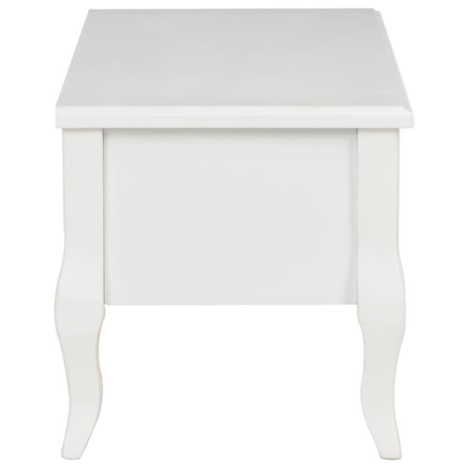 Mueble para TV de madera blanco 100x35x35