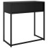 Mesa consola de acero negra 72x35x75