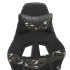 Silla gaming cuero sintético negro y