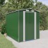 Cobertizo de jardín acero galvanizado verde 192x274x223
