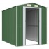 Cobertizo de jardín acero galvanizado verde 192x274x223