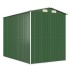 Cobertizo de jardín acero galvanizado verde 192x274x223