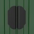 Cobertizo de jardín acero galvanizado verde 192x274x223