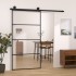 Puerta corredera set herrajes vidrio ESG aluminio 102,5x205