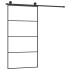 Puerta corredera set herrajes vidrio ESG aluminio 102,5x205