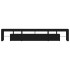 Mueble de TV con luces LED Negro 230x36,5x40