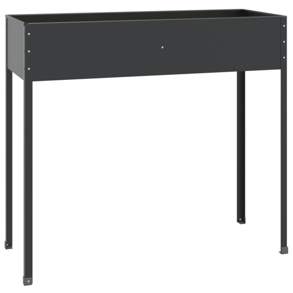 Jardineras 2 unidades acero galvanizado gris