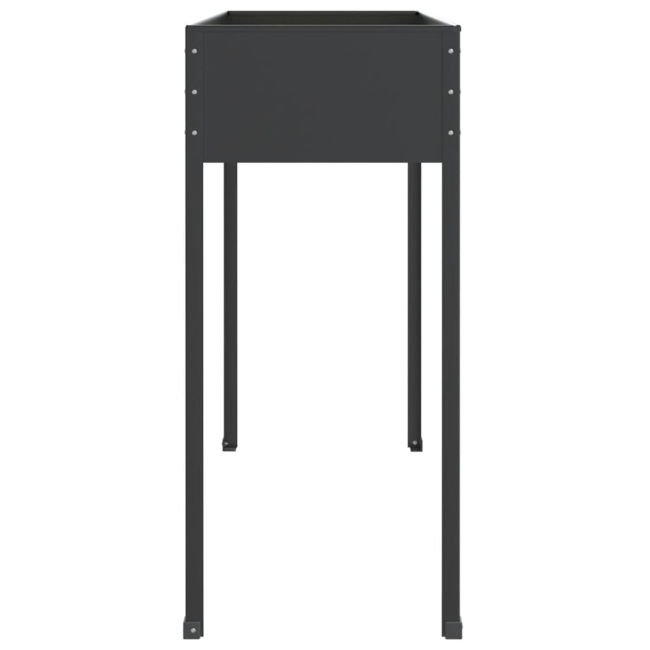 Jardineras 2 unidades acero galvanizado gris