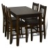 Mesa de comedor y 4 sillas madera