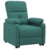 Sillón reclinable eléctrico tela verde