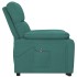 Sillón reclinable eléctrico tela verde