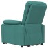 Sillón reclinable eléctrico tela verde