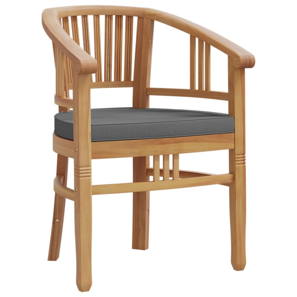 Juego de comedor para jardín 3 pzas madera maciza de