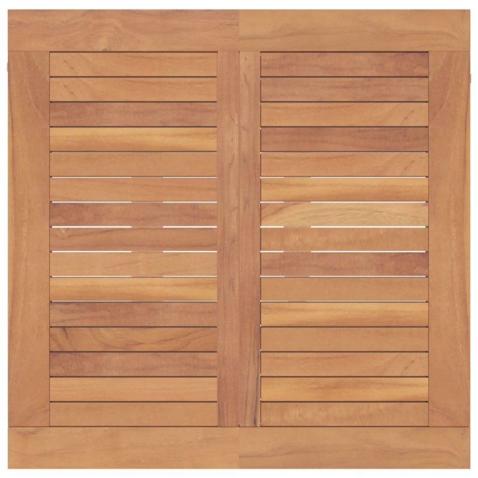 Juego de comedor para jardín 3 pzas madera maciza de