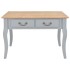 Mesa de centro de madera gris 80x80x50