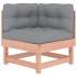 Juego de muebles jardín 6 pzas y cojines madera abeto
