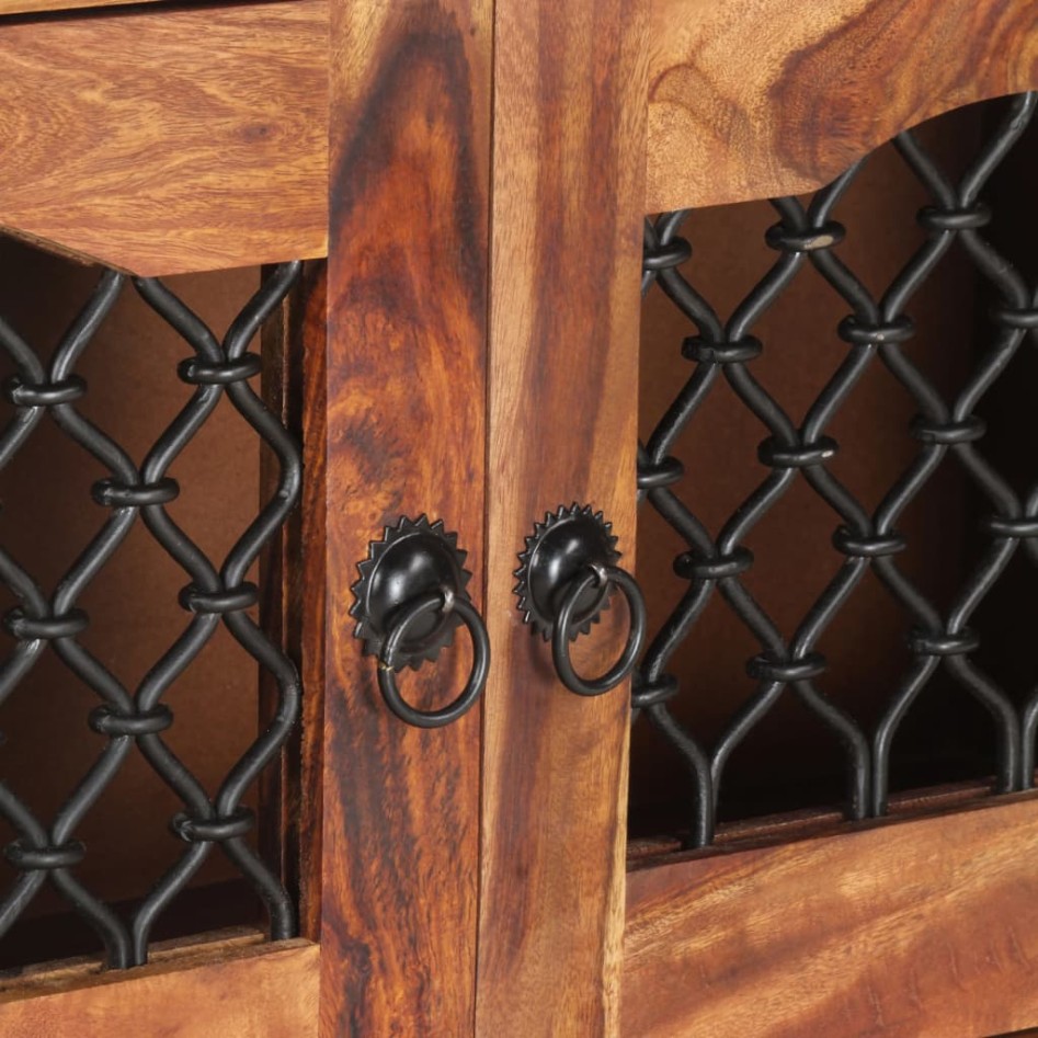 Mueble de TV de madera maciza de Sheesham 90x30x60