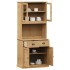 Aparador alto VIGO madera maciza de pino 78x40x175