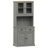 Aparador alto VIGO madera maciza de pino gris 78x40x175