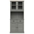 Aparador alto VIGO madera maciza de pino gris 78x40x175