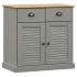 Aparador alto VIGO madera maciza de pino gris 78x40x175